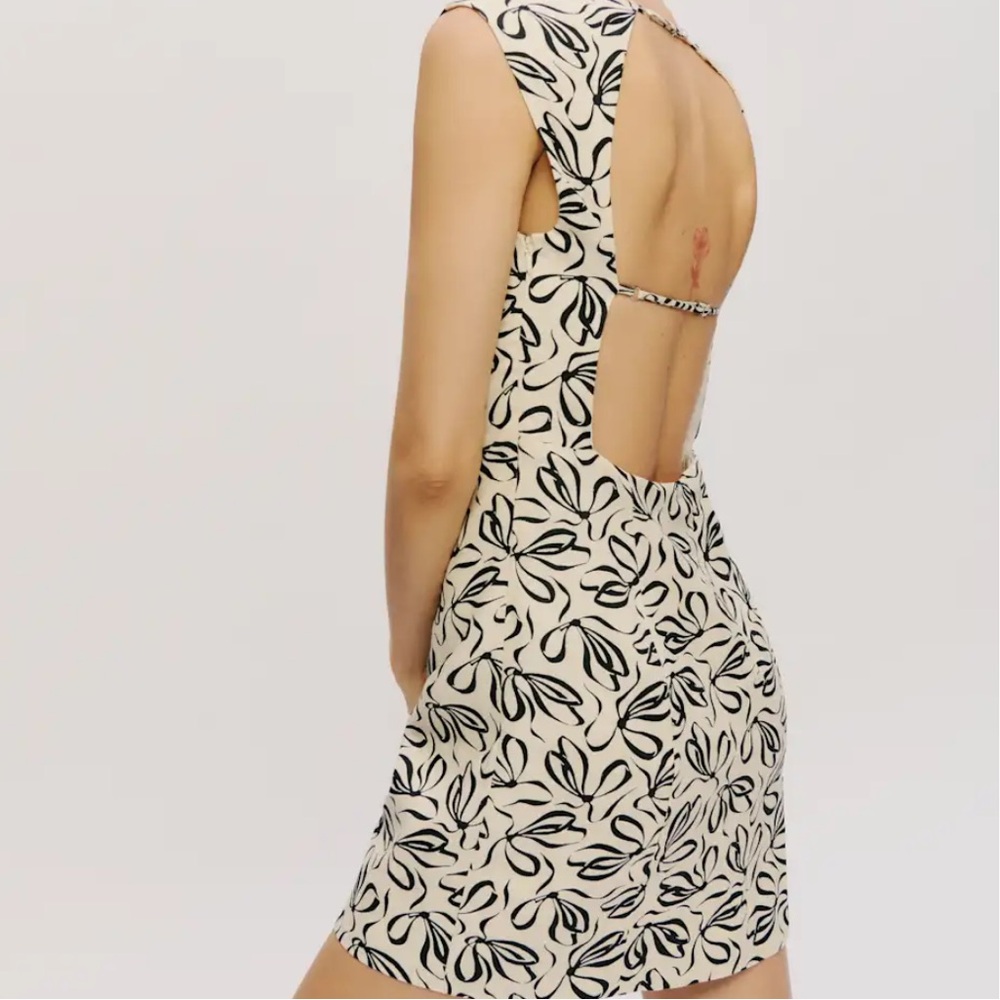 Reformation Avina Linen Dress - Size 4